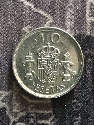 Spain 10 Pesetas 1992 coin like new