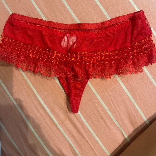 Red corset with panties new