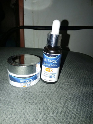 Retinol Collagen Serum and Day Face Cream new 5% 40ml