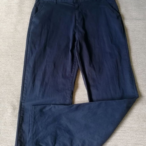 Hashtag cotton pants for boys age 14, blue