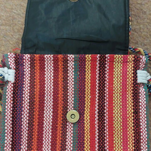 Handmade knitted bag strap unused, new