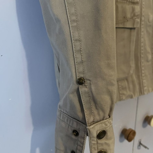 Soul Rebel Beige Military Style Women's Jacket like new, size L