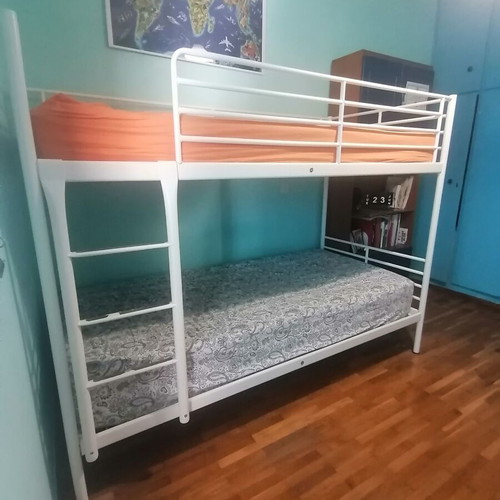 IKEA bunk bed like new with assembly manual and mattress
