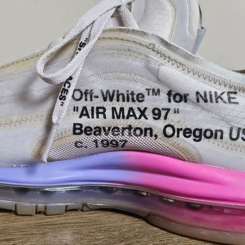 Nike Serena Williams x Off-White x Air Max 97 OG Queen sneakers like new, women's multicolor