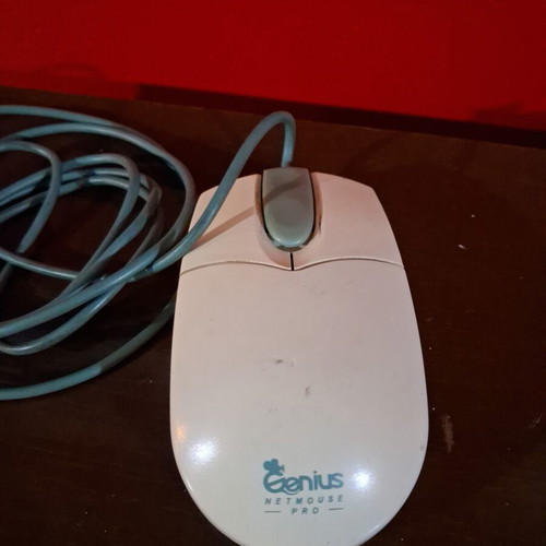 Genius NetMouse Pro retro mouse used, 1990s ball model