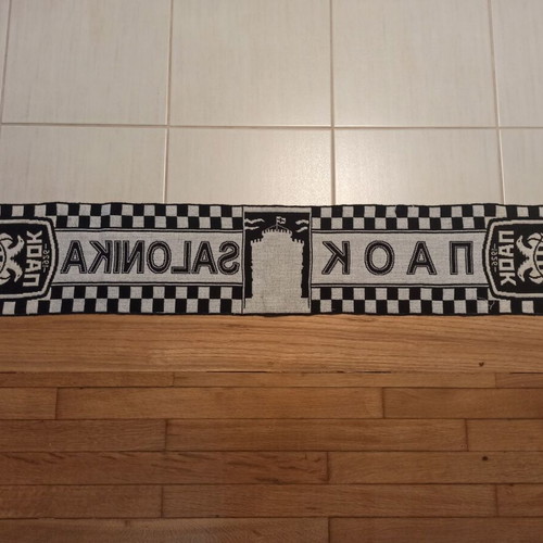 PAOK Thessaloniki scarf used, authentic