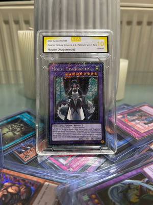 House Dragonmaid Platinum Secret Rare card like new