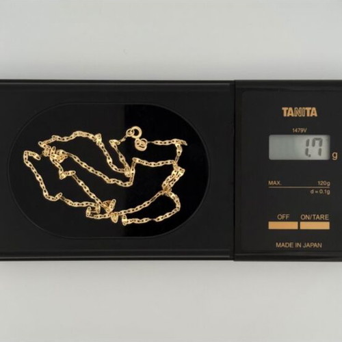 Italian Marinara Necklace 18K Yellow Gold Vieri 50cm new