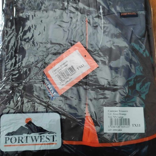 Portwest XXL work trousers with reflective details new