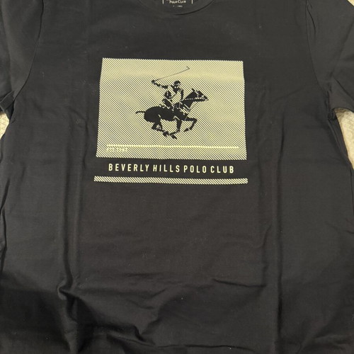 Beverly Hills Polo Club short sleeve shirt like new, black, size M
