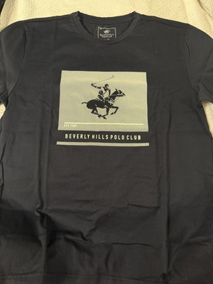 Beverly Hills Polo Club short sleeve shirt like new, black, size M
