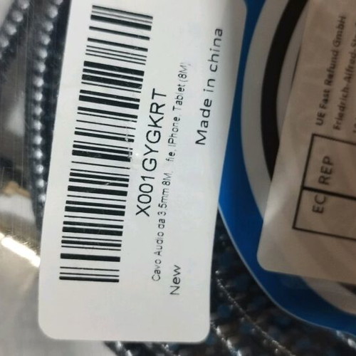 Audio video cable 3.5 mm 8 m new
