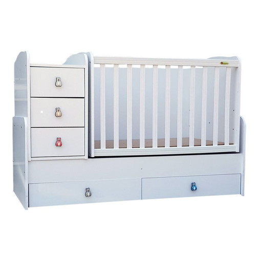 Danai Plus multifunctional cot used with drawer and rocking function