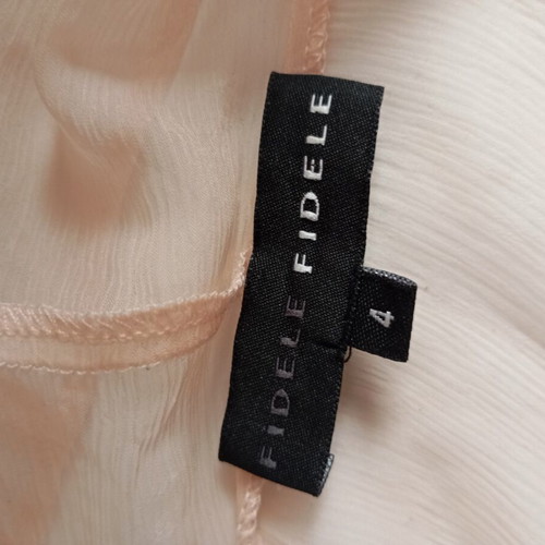 Fidele silk blouse like new, pink, size ML