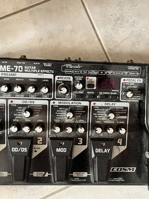 Boss ME-70 multiple guitar effects pedal