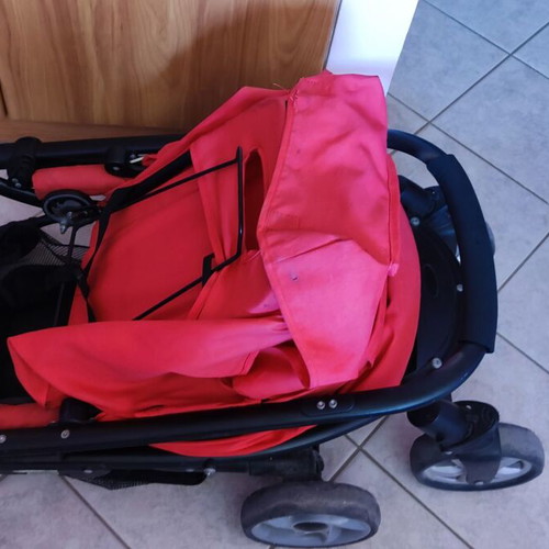 Belletti stroller used with footmuff for newborn and older child