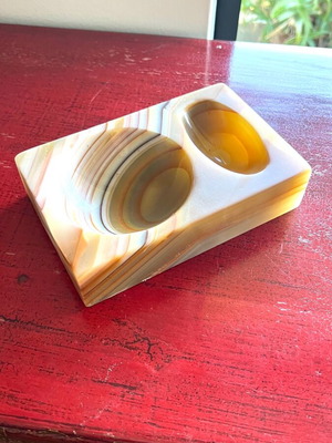 Stone bowl used for keys and jewelry