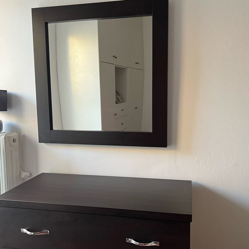Bedroom set 160 x 200 cm used (bed, mattress, 2 nightstands, vanity set)