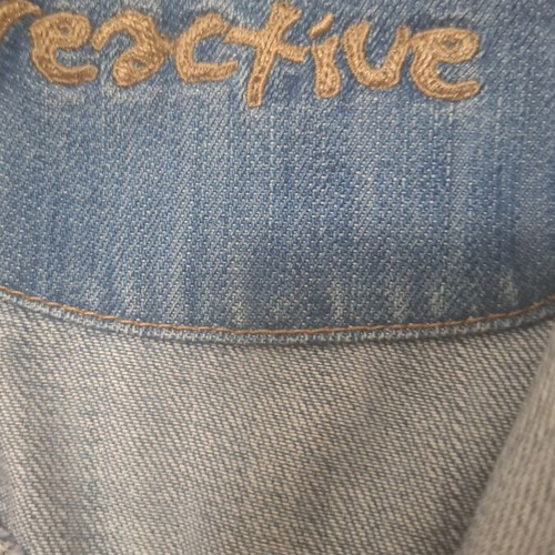 Denim jacket women's faded, like new, blue, size M