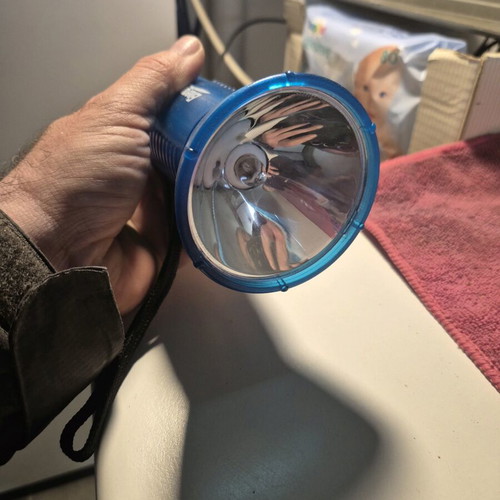 Energizer 2-in-1 flashlight and lantern like new blue for camping and emergencies