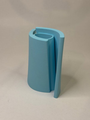 3D Printed Vase "Strovilos" Small Minimal Design