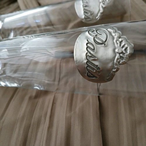 Pastis glasses set of 6 vintage 200ml by Crisal Glass like new