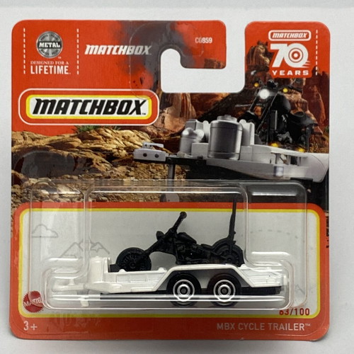 MBX Cycle Trailer Matchbox mainline 1:64 scale new
