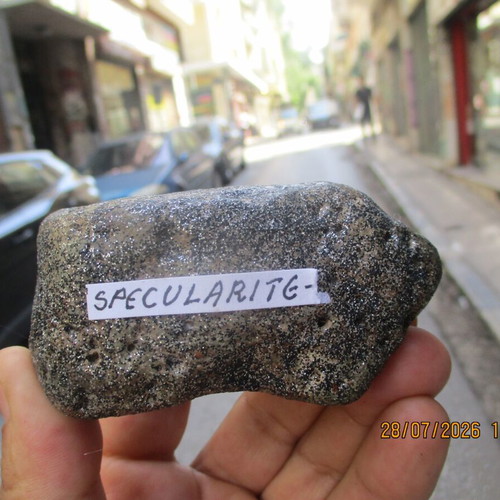 Specularite mineral new, 9 cm, 352 g