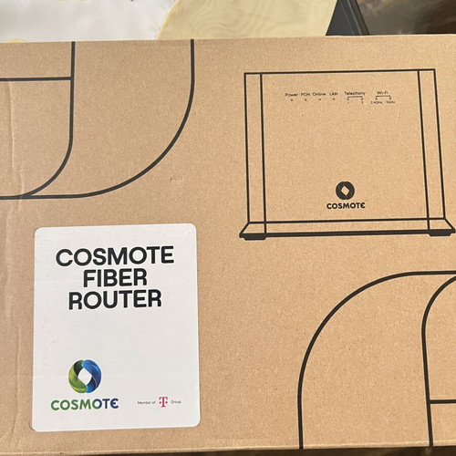 Fiber router new with accessories for over 1000 Mbps