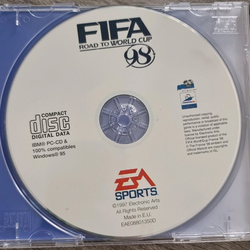 Fifa 98 World Cup PC game used, without case