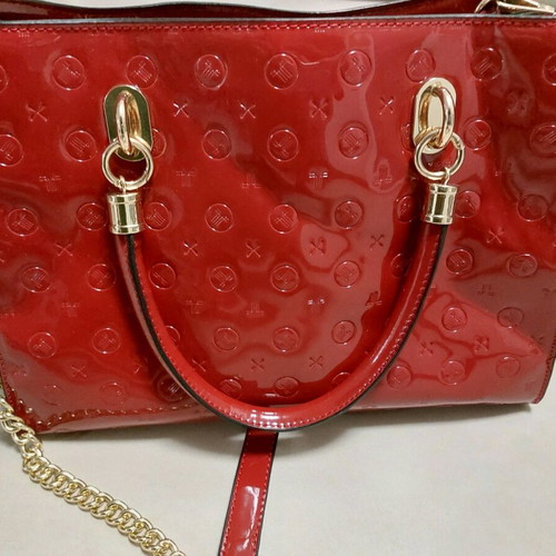 Lancetti shoulder bag burgundy like new