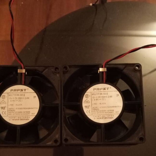 Papst Multifan 3312 like new, set of 2 pieces