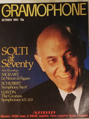Gramophone October 1982 Solti at Seventy used
