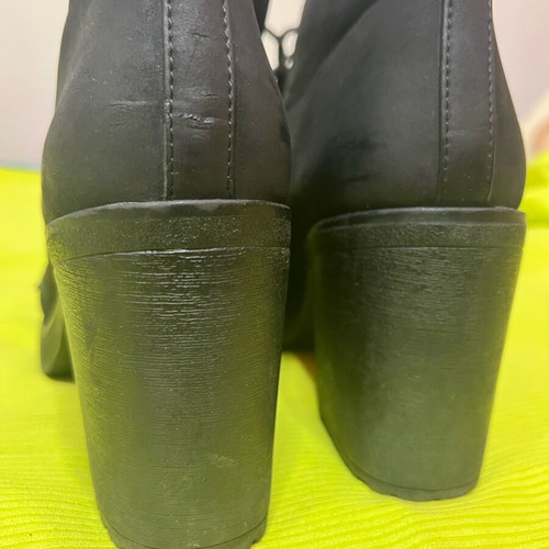 Bershka ankle boots with 10 cm heel like new, sizes 39-40, black