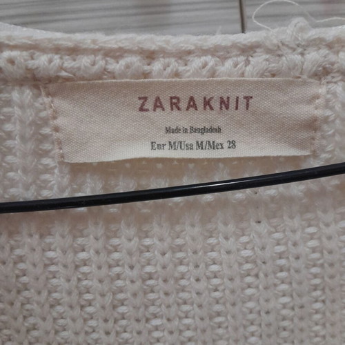 Zachari knitted long sweater used, size M, 100% acrylic
