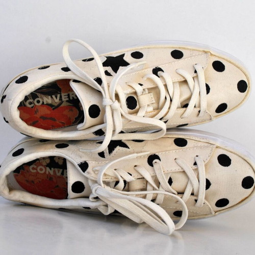 Converse One Star Platform Ox sneakers, polka dot, size 37.5