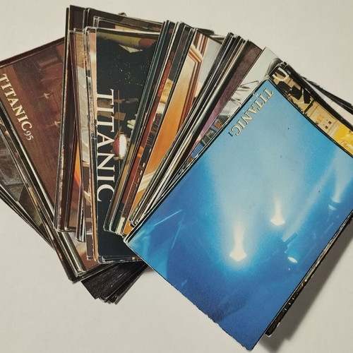 Titanic cards used, pack of 95 pieces