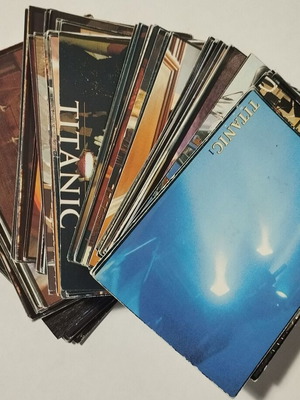 Titanic cards used, pack of 95 pieces
