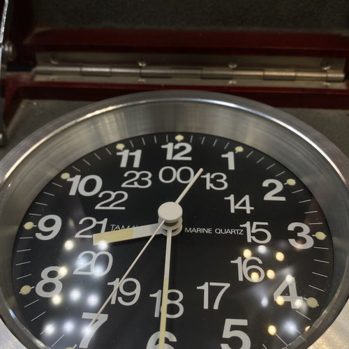 Tamaya MQ-2 Marine Quartz Chronometer like new, analog table clock