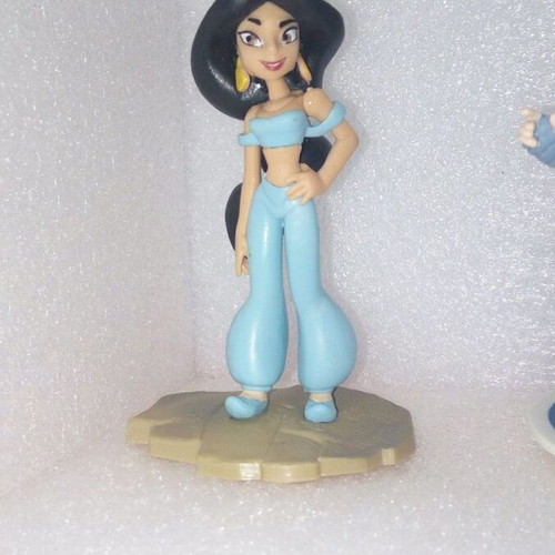 Disney princess figures set Jasmine Mulan Cinderella 9cm like new