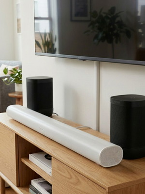 Sonos Dolby Atmos Soundbar Arc λευκό και 2x Sonos One SL μαύρα σετ σαν καινούργιο