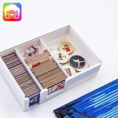 Iki Board Game Organizer with Thematic Lids, New