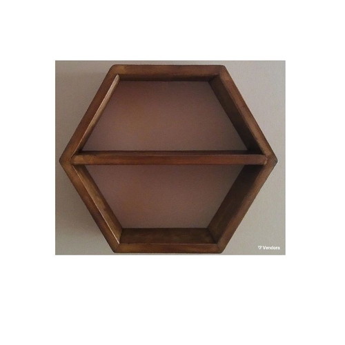 Wooden honeycomb shelf new with fir divider