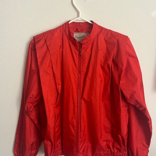 Vintage jacket red size S used with boosted shoulders