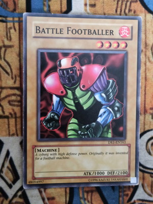 Battle Footballer κάρτα Yu-Gi-Oh! σαν καινούργιο