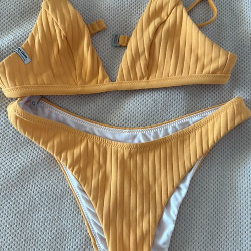 Rhythm swimsuit used, size S, yellow and orange