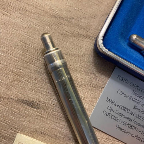 Silver pen The Lalex Pen Co Italy new with certificates