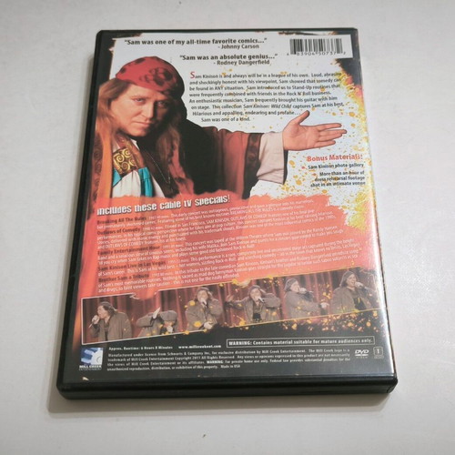 Sam Kinison Wild Child 2 Disc Set DVD like new, in English