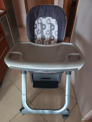 Ingenuity Smartserve Foldable Baby Highchair 4 in 1, like new, gray