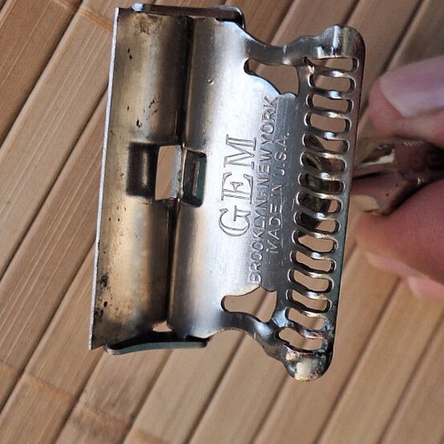 Gem 1912 Single Edge Razor used, vintage, made in USA